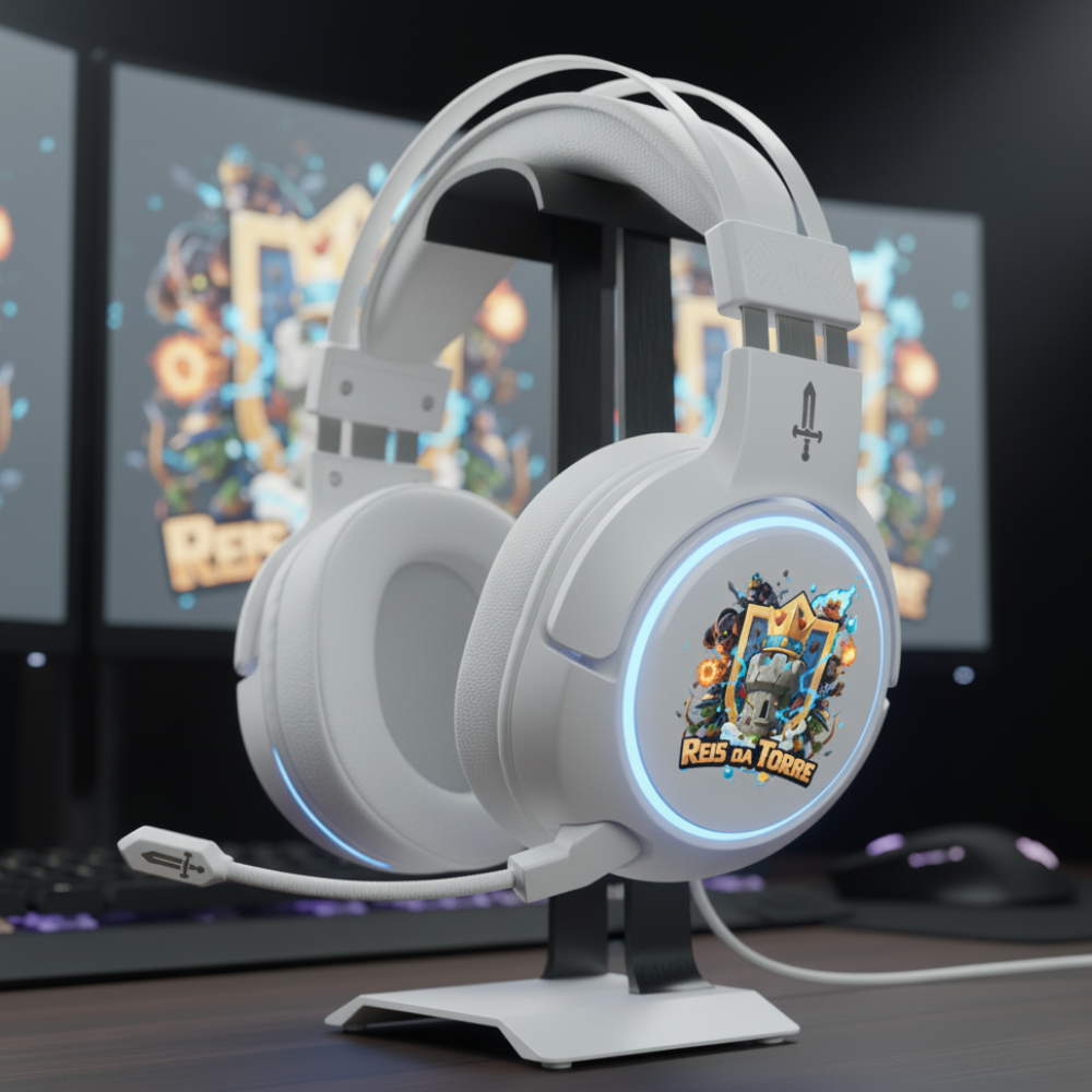Headset Gamer Oficial Reis da Torre Rgb