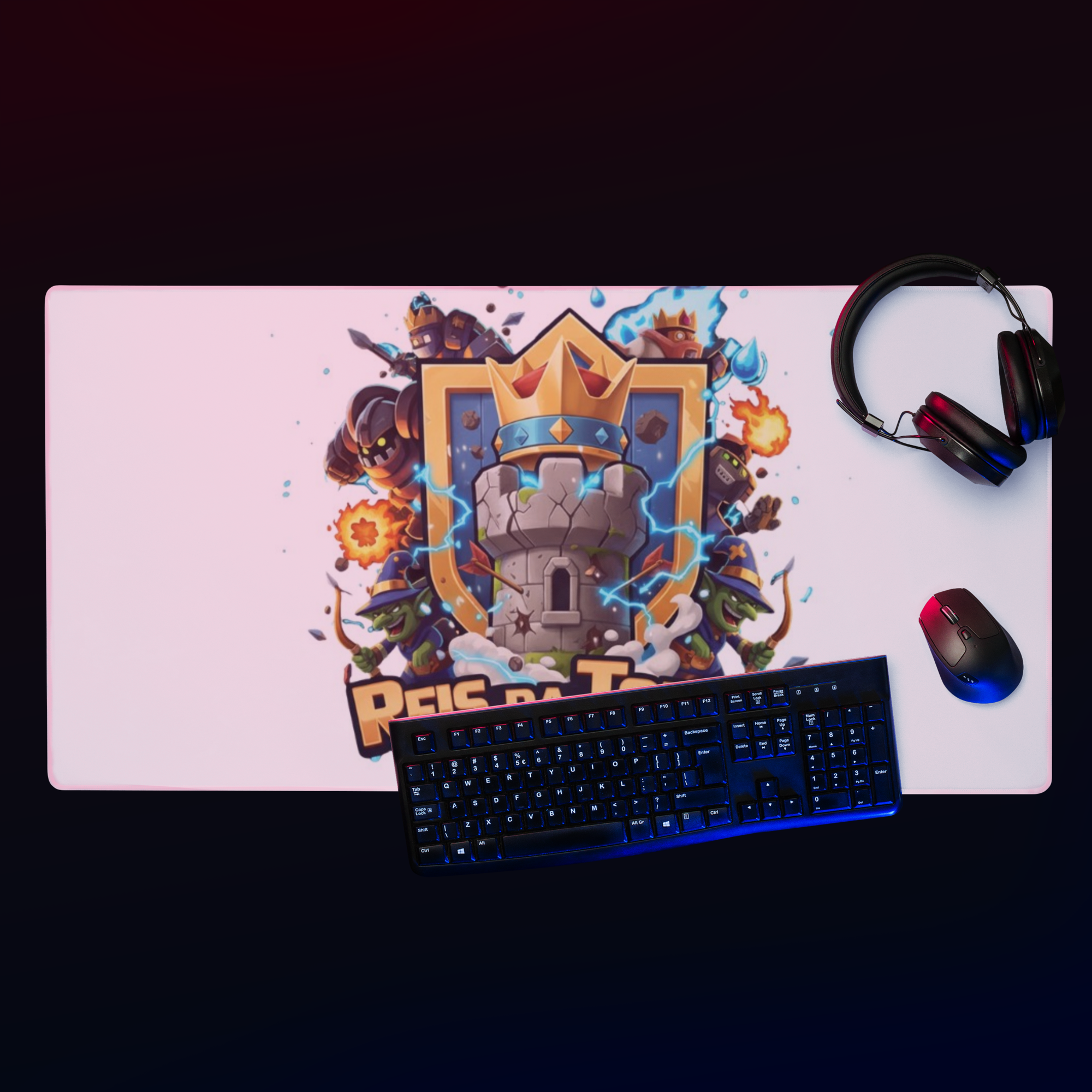 Mousepad oficial Reis da Torre branco 90x40