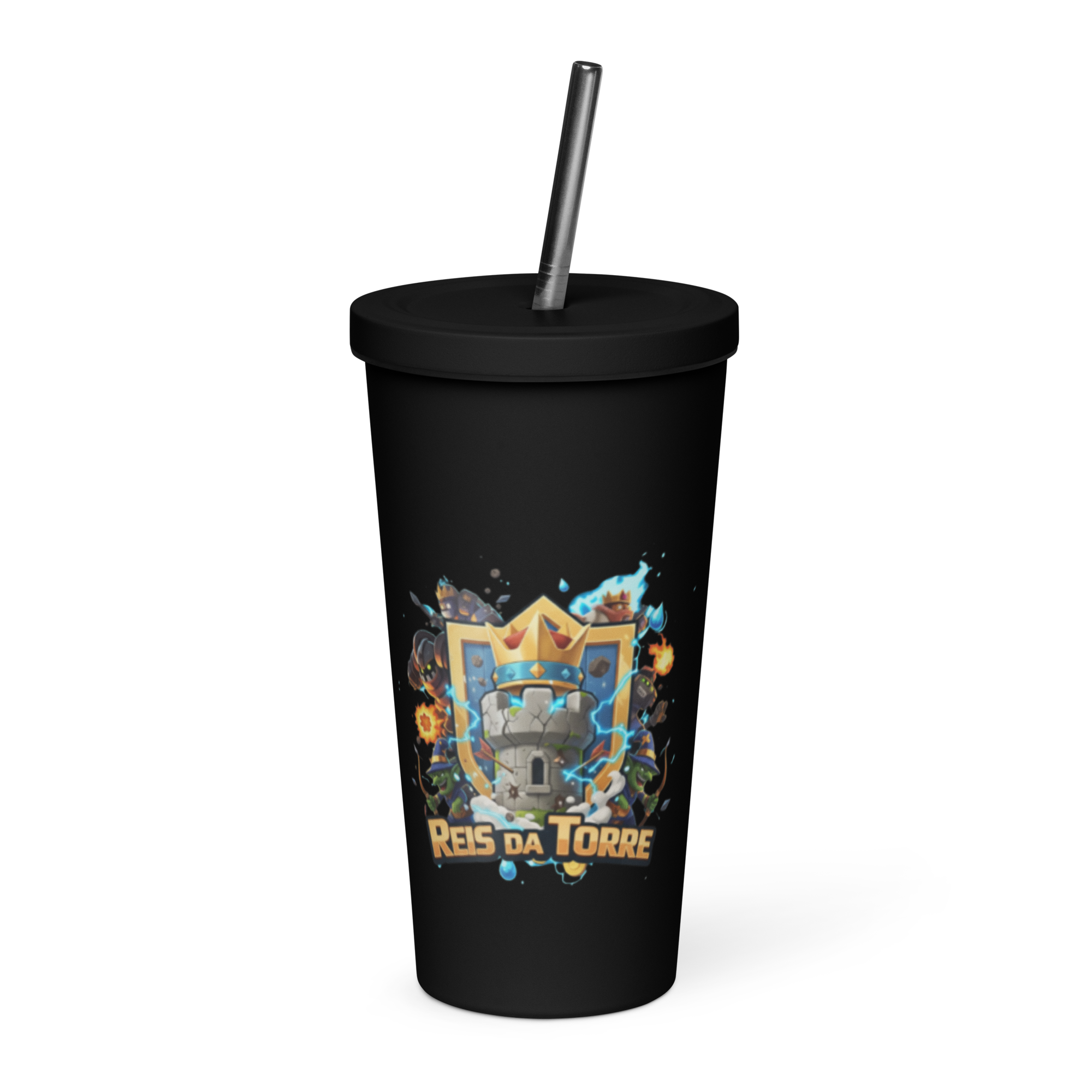 Copo Tumbler Oficial Reis da Torre Preto