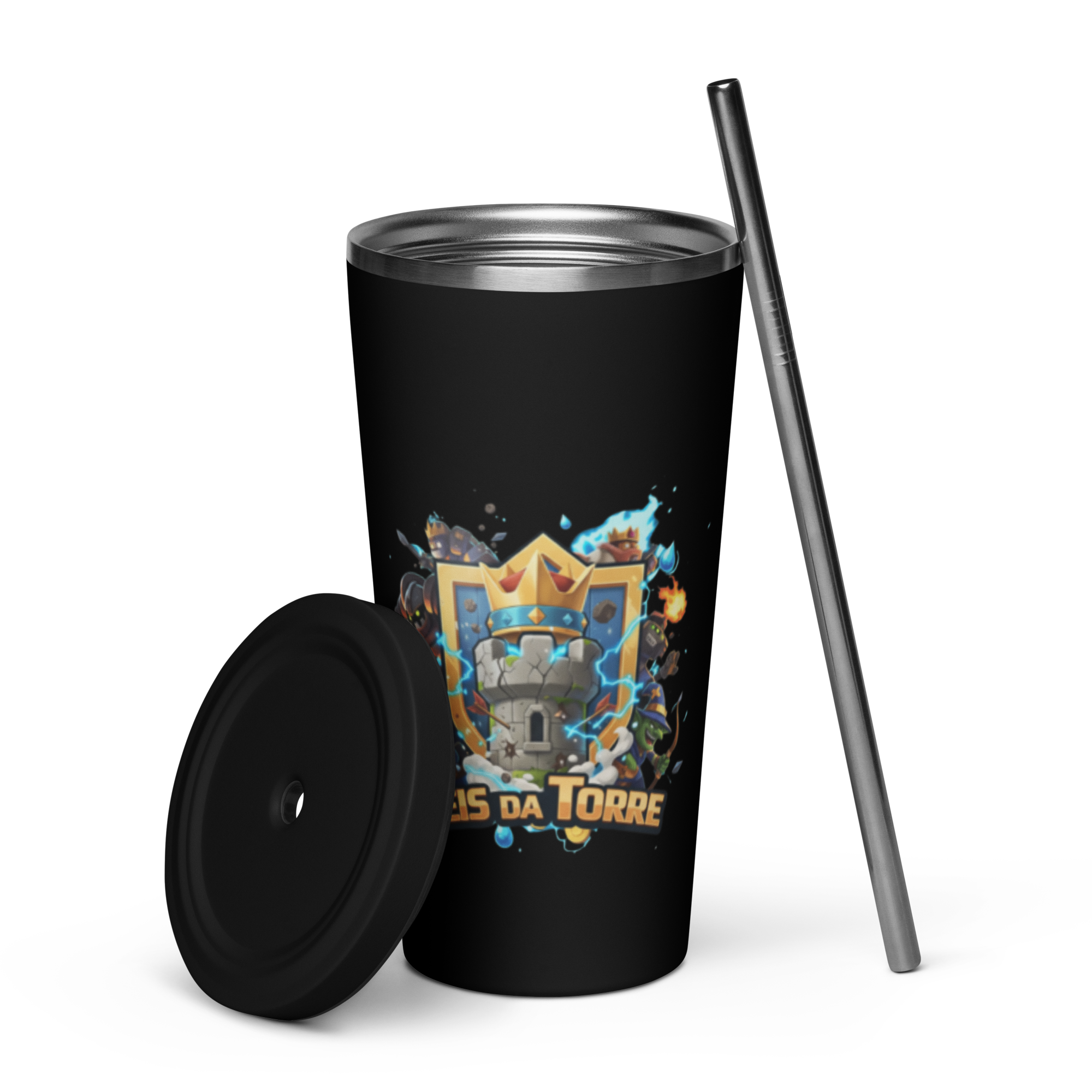 Copo Tumbler Oficial Reis da Torre Preto