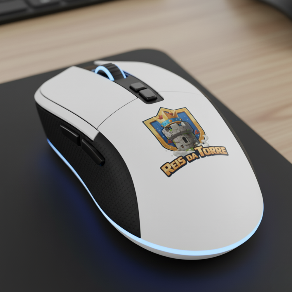 Mouse oficial Reis da Torre branco